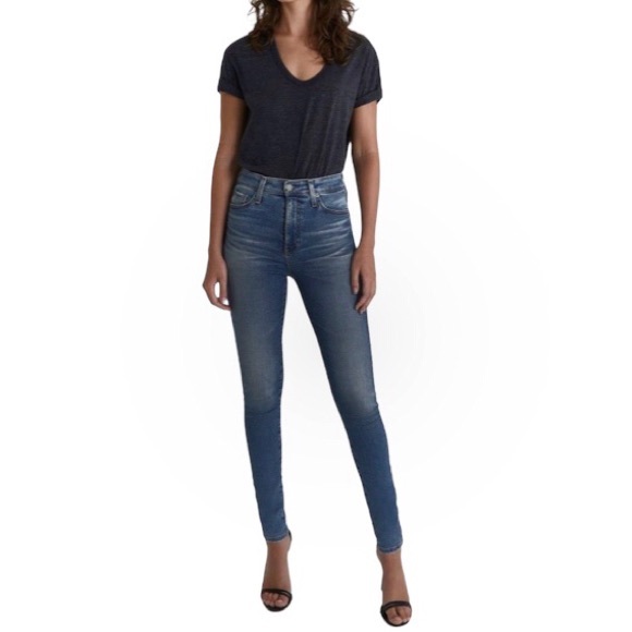 Adriano Goldschmied Mila Super High Rise Skinny Jeans Premium Denim - Picture 12 of 12